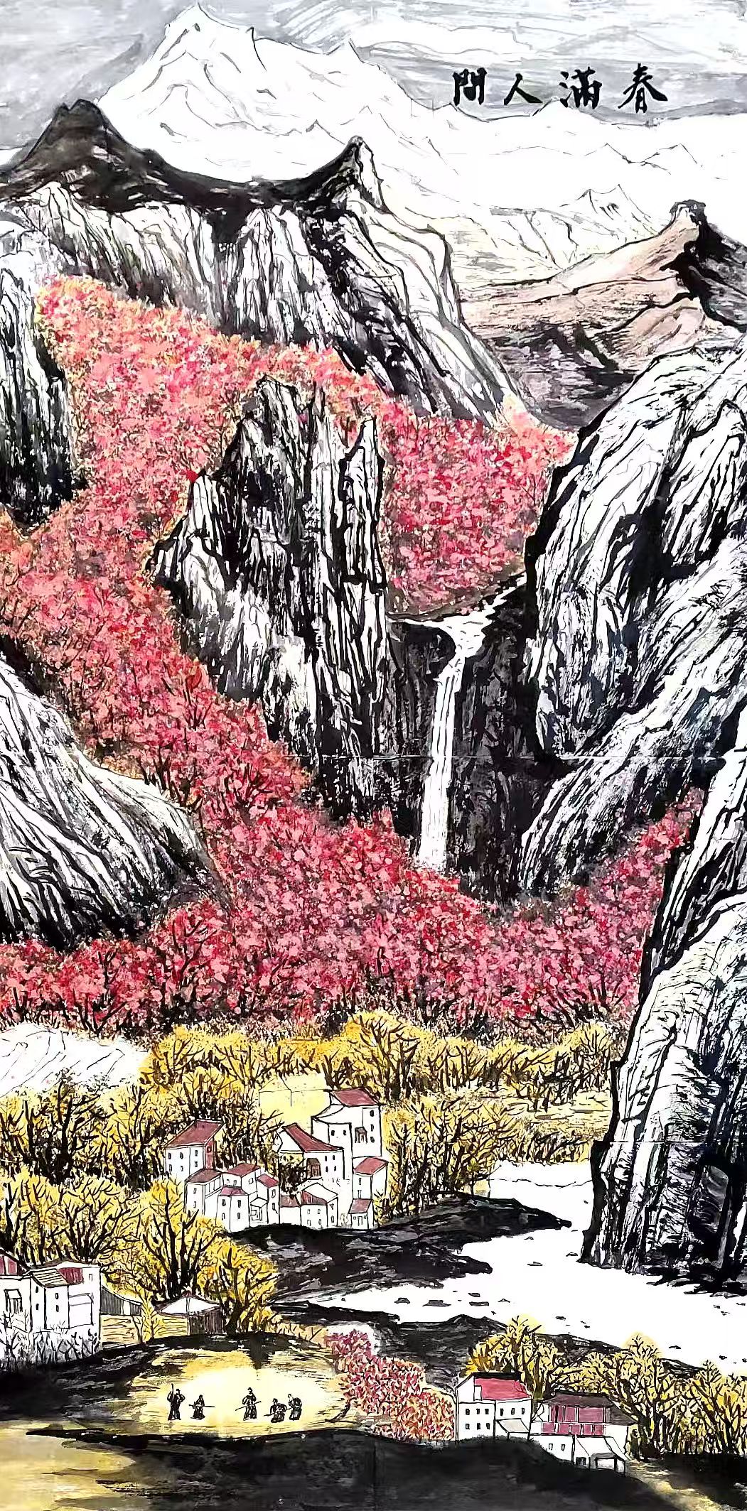 绘画三等奖 作者范秀玲 作品名称春满人间.jpg